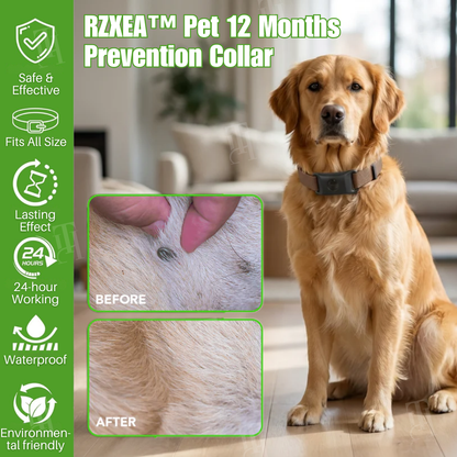 LAST 44 PCS LEFT!!! RZXEA™ Pet 12 Months Prevention Collar